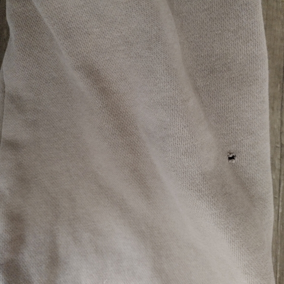 CC Filson Heavy Knit Pullover Hoodie Sweatshirt Tan Men’s Size Small Flaws. Hole - Picture 8 of 12